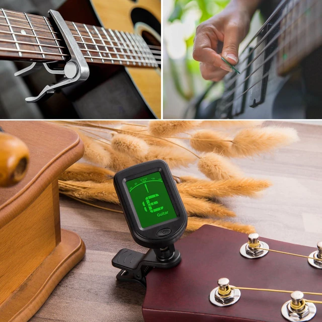 Alt view image 7 of 7 - Guitar Accessories, Guitar Capo Guitar Tuner Guitar Picks and Holder | for Guitar Players and Beginners