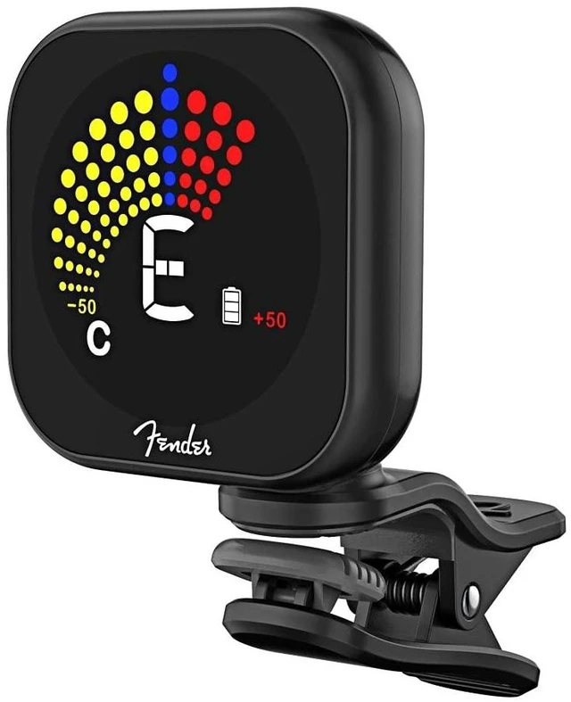 Main image of Flash 2.0 Guitar Tuner Clip On, Rechargeable Guitar Tuner for 6 Strings, Battery and Micro USB Audio Charger Included, 4x3x2 Inches, 1 Count,Black