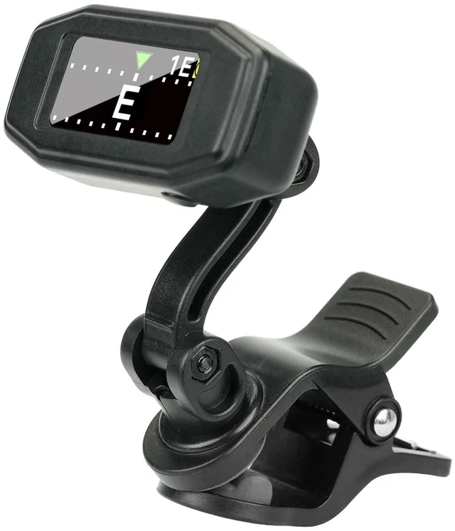Main image of Guitar Tuner Clip On Rechargeable Chromatic Tuner for Guitar Bass Ukulele Violin Mandolin with TFT Screen Easy to Read in Strong Light