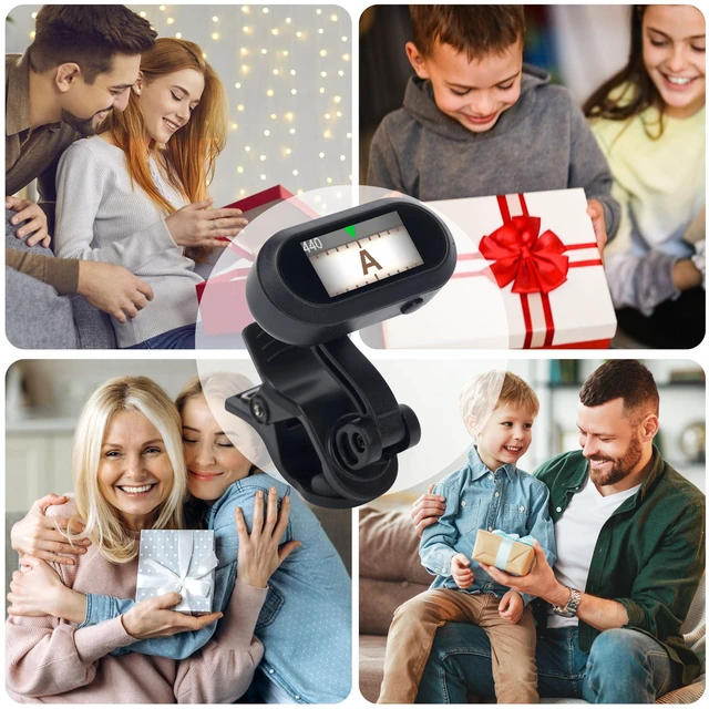 Alt view image 7 of 7 - Rechargeable Clip On Tuner TFT for Guitar Ukulele Violin Banjo | Easy to Read, Extremely Fast and Accurate Tuning, Headstock Chromatic Tuner Pitch 410-460Hz, Perfect for Any Lighting