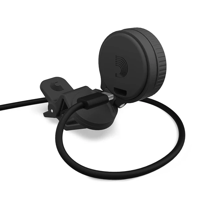 Alt view image 2 of 7 - Nexxus 360 Rechargeable Clip-On Guitar Tuner | Rechargeable clip-on tuner with a 360-degree rotating head and 24 hours of tuning per charge for acoustic & electric guitar.
