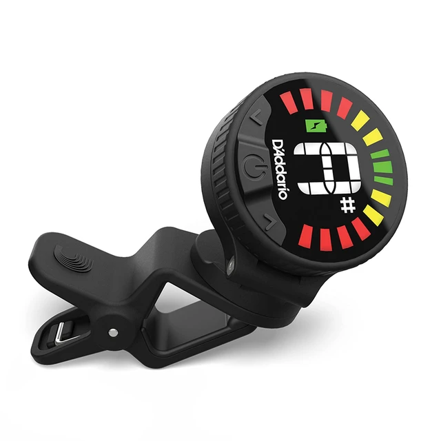 Alt view image 4 of 7 - Nexxus 360 Rechargeable Clip-On Guitar Tuner | Rechargeable clip-on tuner with a 360-degree rotating head and 24 hours of tuning per charge for acoustic & electric guitar.