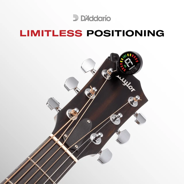 Alt view image 5 of 7 - Nexxus 360 Rechargeable Clip-On Guitar Tuner | Rechargeable clip-on tuner with a 360-degree rotating head and 24 hours of tuning per charge for acoustic & electric guitar.