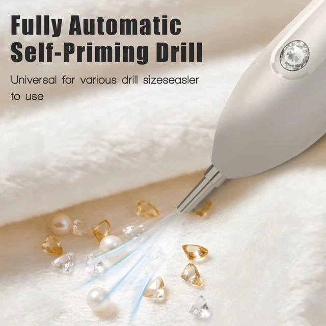 Alt view image 4 of 7 - Electric Diamond Painting Pen with Adjustable Suction, Cordless Rechargeable Vacuum Rhinestone & Crystal Picker Tool for Round, Square & AB Drills, Low Noise Pro Diamond Art Accessories