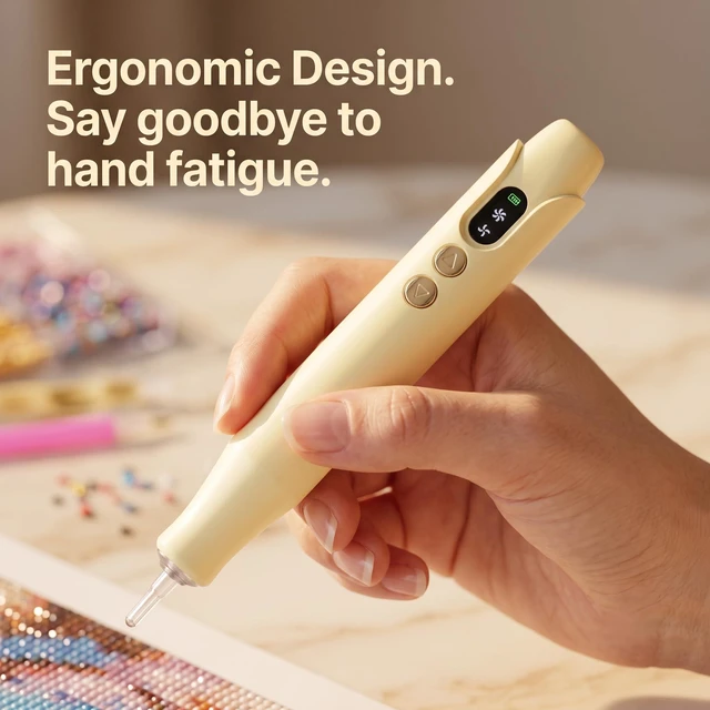 Alt view image 3 of 7 - Diamond Art Pen, Electric Diamond Painting Pen & Accessories