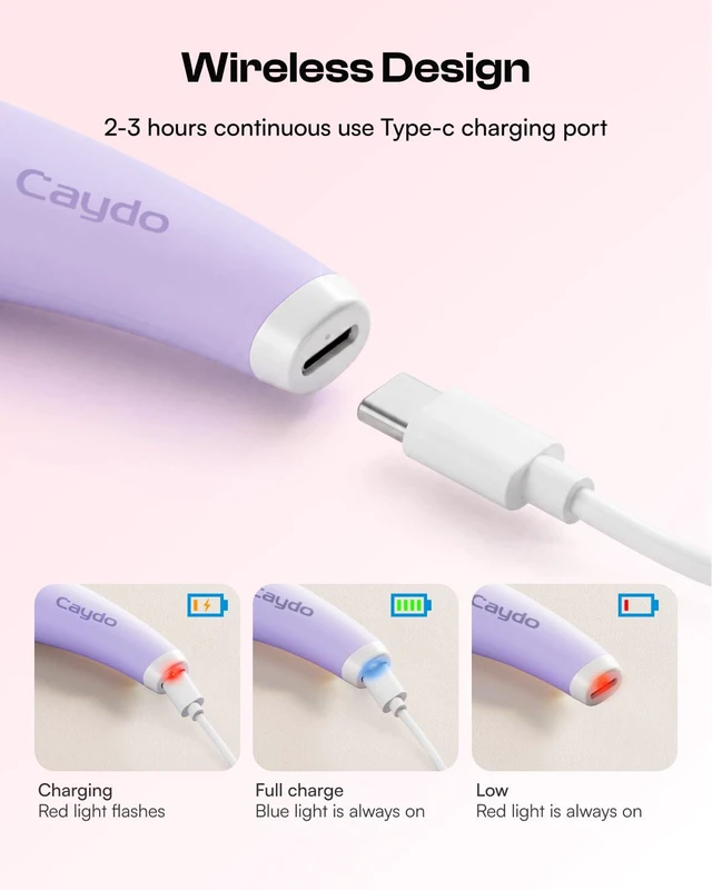 Alt view image 5 of 7 - Electric Diamond Art Pen for Diamond Pating,Ergonomic Vacuum Art Tool | Purple, No Wax Need, 3PCS Replacment Tips, Comfort Grip, Time-Saving Vacuum Pick-Up, DIY Diamond Art Accessories for Adults