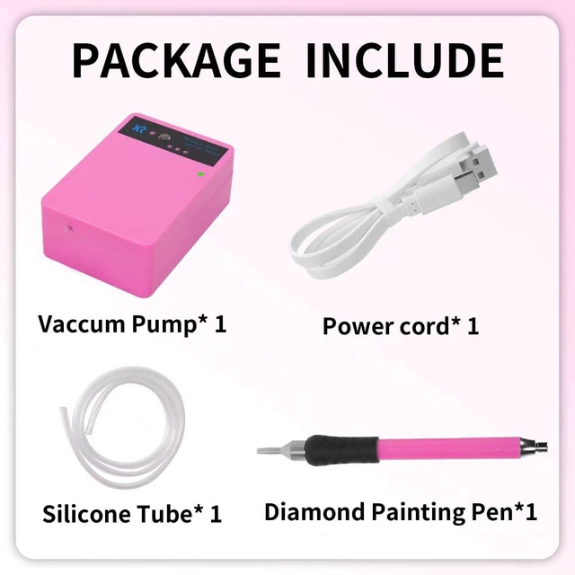 Alt view image 5 of 7 - Electric Diamond Paint Pen,Vacuum Diamond Art Pen,Electric Diamond Art Painting Pen,Vacuum Pen for Diamond Painting,Diamonds Art Painting Accessories and Tools