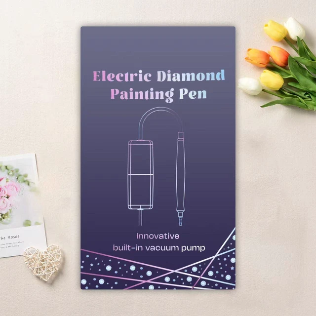 Alt view image 7 of 7 - Electric Diamond Paint Pen,Vacuum Diamond Art Pen,Electric Diamond Art Painting Pen,Vacuum Pen for Diamond Painting,Diamonds Art Painting Accessories and Tools