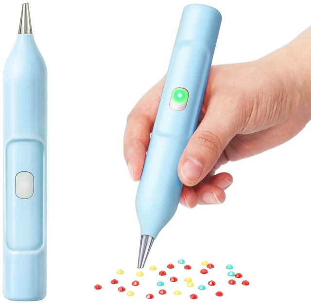 Main image of Electric Diamond Painting Pen, Diamond Art Pen No Wax Needed, Mosaic Art Pen, DIY Accessories and Tools, One-Button Switch, 800mAh Rechargeable Battery with USB C Cable
