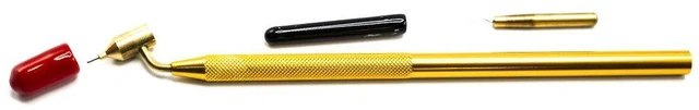 Main image of Fine Line Painting Pen 0.5mm Fine Line Brass Tips. Fluid Writer Paint Applicator Pen with Reservior, Prefect Tool for Drawing Lines, Lettering, Touching Up Paint & Scratch Repair