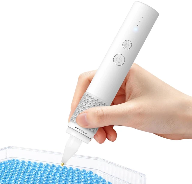 Main image of Electric Diamond Painting Pen Wireless Vacuum Pen | Long-Lasting Rechargeable Diamond Art Pen for Diamond Art & Painting Accessories Tools