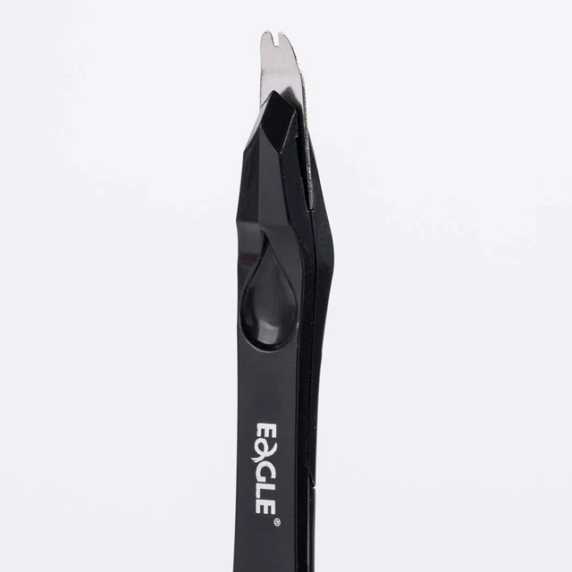 Alt view image 4 of 5 - Staple Remover, Staple Puller, Push-Style, Built-in Letter Opener, 3-Pack, Black