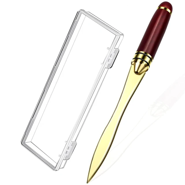 Main image of Letter Opener, Envelope Slitter Letter Openers Metal for Envelope, Package, Paper Cut, Safe Mail Opener
