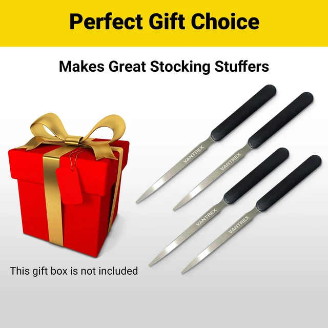 Alt view image 4 of 7 - Stainless Steel Letter Opener, 7.5 Inch Envelope & Mail Opener Tool | Letter Opener, Sharp Envelope Opener Slitter, Lightweight Mail Opener Tool, Comfortable Grip & Durable Design