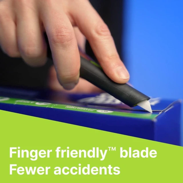 Alt view image 2 of 7 - 10512 Pen Cutter, Auto-Retractable Ceramic Blade, Safety Knife, Stays Sharp up to 11x Longer Than Steel Blades
