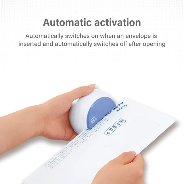 Alt view image 2 of 7 - Electric Letter Opener, LO85B Blue Letter openers Envelope, Envelope Opener, Blue (Japan Import)