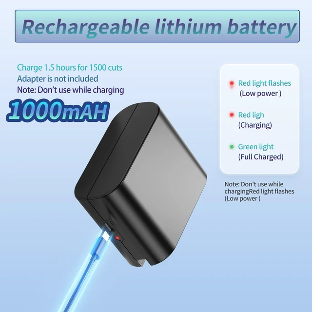 Alt view image 6 of 6 - Rechargeable Electric Letter Opener - Automatic Letter Opener Envelope Slitter, Electric Envelope Opener, Letter Opener Envelope Slitter for Universal Mail and Envelopes