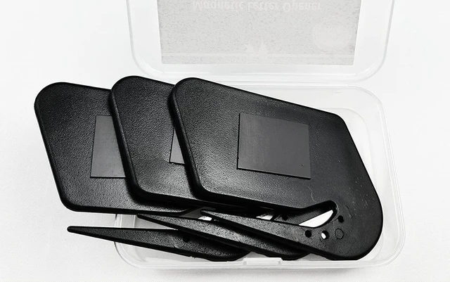 Alt view image 6 of 7 - Magnetic Letter Openers Envelope,3 Pack,Black,Envelope Opener Slitter | Mail Openers Blade with Magnet,Letter Opener for Women,Men,Office,Envelope Cutter