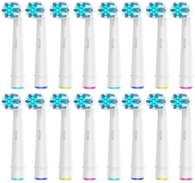Main image of 16pcs Kids Replacement Heads Compatible with Braun Oral B Kids Electric Toothbrush, Ultra Soft Bristles