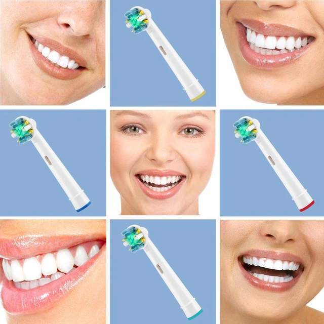 Alt view image 5 of 7 - Toothbrush Replacement Heads Refill for Oral Electric Toothbrush Pro 1000/3000/5000/7000, Vitality Floss Action, 8 Count with Covers