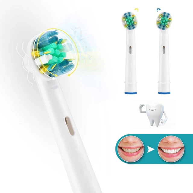 Alt view image 6 of 7 - Toothbrush Replacement Heads Refill for Oral Electric Toothbrush Pro 1000/3000/5000/7000, Vitality Floss Action, 8 Count with Covers