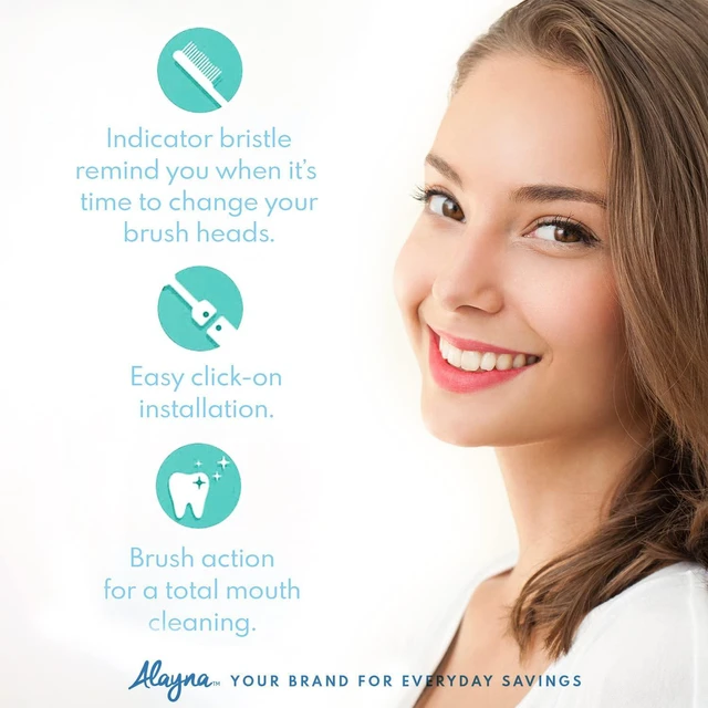 Alt view image 5 of 6 - Replacement Brush Heads Compatible with Oral B Braun- Double Clean Design, 16 Pk Electric Toothbrush Replacement Heads- Fits Oralb Pro 7000, 1000, 8000, 9000, 1500, 5000, Kids, Vitality & More