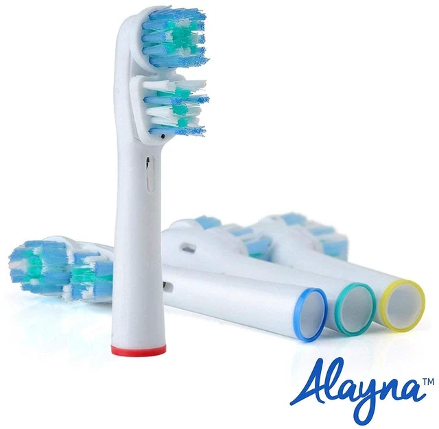 Alt view image 3 of 6 - Replacement Brush Heads Compatible with Oral B Braun- Double Clean Design, 16 Pk Electric Toothbrush Replacement Heads- Fits Oralb Pro 7000, 1000, 8000, 9000, 1500, 5000, Kids, Vitality & More
