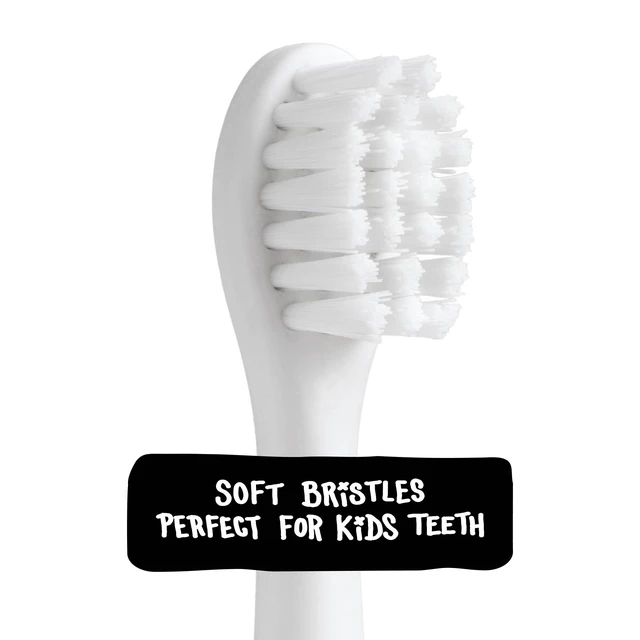 Alt view image 4 of 5 - Kids Electric Toothbrush Replacement Heads 6 Heads (2x3) - Soft Bristles Brush Head for Gentle Care, 18 Months Supply