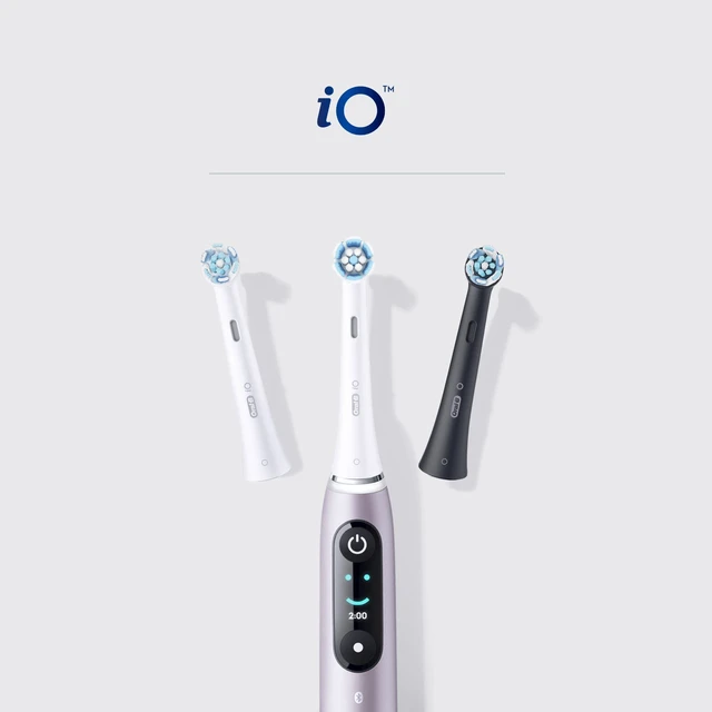 Alt view image 7 of 7 - iO Gentle Care Replacement Brush Heads, 4 Count, Soft Cleaning, Compatible with Electric Toothbrushes