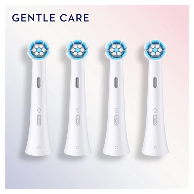 Alt view image 5 of 7 - iO Gentle Care Replacement Brush Heads, 4 Count, Soft Cleaning, Compatible with Electric Toothbrushes