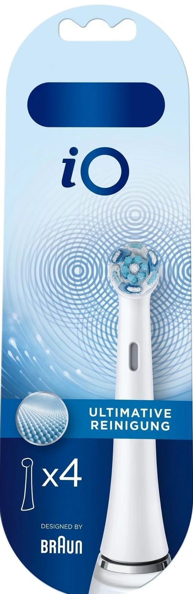 Main image of IO Ultimate Clean Toothbrush Head WHITE 4 Count