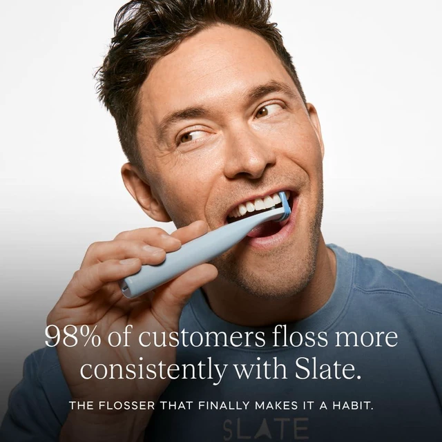 Alt view image 5 of 7 - Origin 3-in-1 Battery-Powered Electric Flosser, Dentist Invented