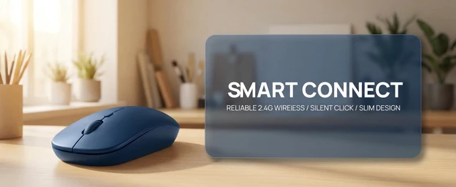 Alt view image 6 of 6 - Silent Bluetooth Mouse for Laptop, Slim Portable Wireless Computer Mouse with Quiet Click, Bluetooth, Smooth Scroll Wheel, Ergonomic Compact Mouse for PC, Mac, iPad