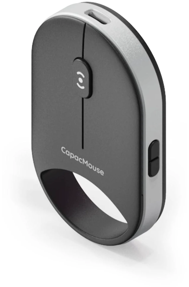 Main image of Mini Wireless Mouse, Portable Silent Optical Mouse, Slim Lightweight Design with USB Receiver, Compatible with Laptop/Tablet/Desktop (Black)