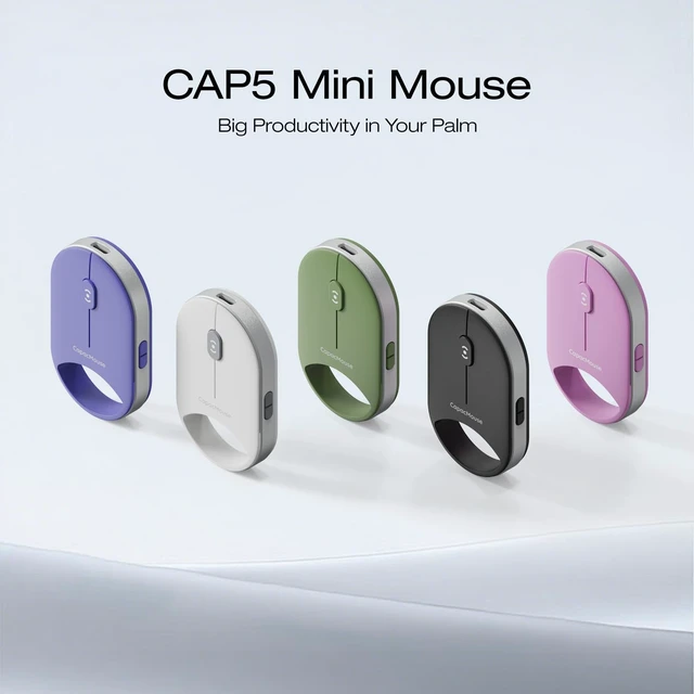 Alt view image 2 of 6 - Mini Wireless Mouse, Portable Silent Optical Mouse, Slim Lightweight Design with USB Receiver, Compatible with Laptop/Tablet/Desktop (Black)
