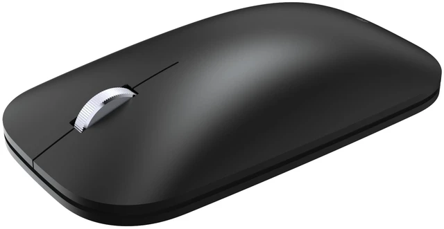 Main image of Modern Mobile Mouse Designed by Microsoft, Wireless, Black | Mac & Universal Compatible, BlueTrack Technology, Ambidextrous, Lightweight & Low-Profile, Ergonomic, Precision Navigation