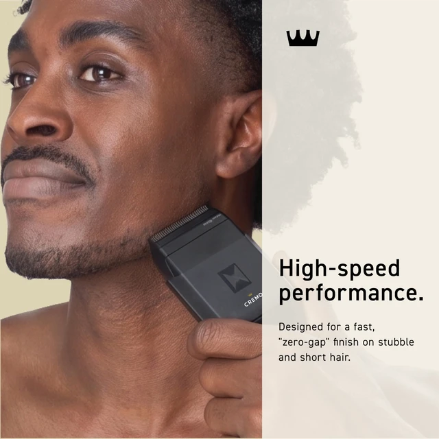 Alt view image 6 of 7 - Travel Foil Shaver, Compact Portable Cordless Electric Razor, USB-C | Dual-Speed Foil System | IPX7 Wet/Dry | USB-C Rechargeable | Digital Display | Travel Lock | Compact for Travel & On-the-Go