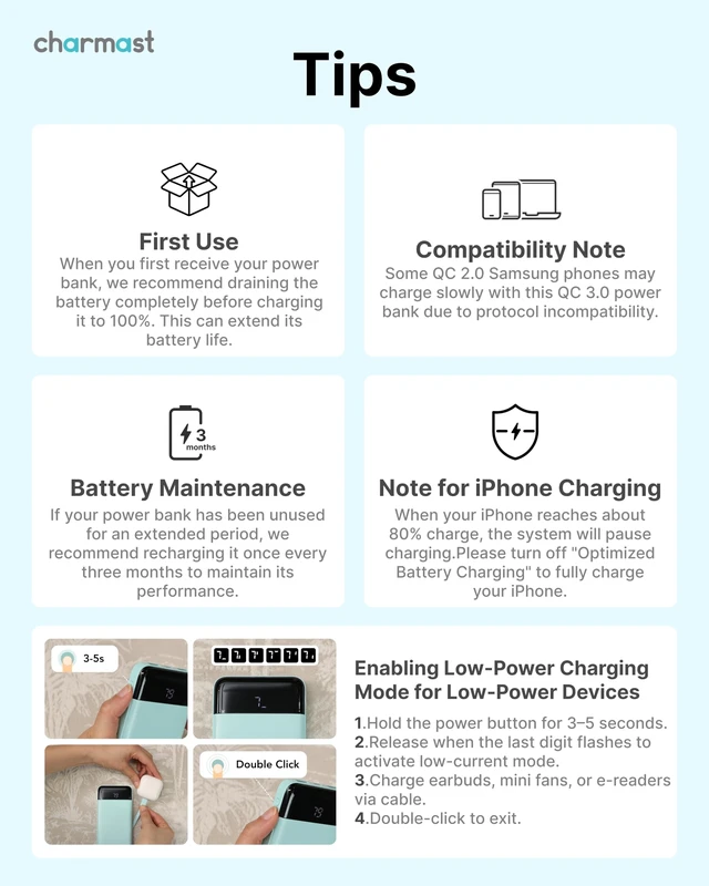 Alt view image 6 of 7 - Power Bank Portable Charger with Reinforced Built-in 4 Cables | 3A Fast Charging,10000mAh,6 Outputs 3 Inputs,Travel Essentials,TSA Compliant,LED Display,compatible with iPhone Samsung Moto