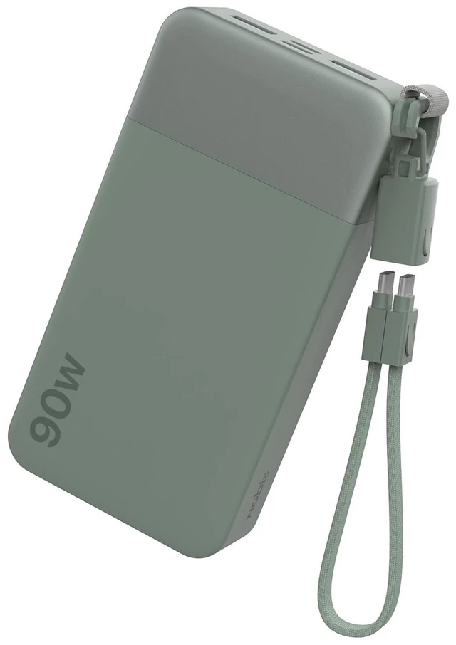 Main image of Portable Charger 20000mAh 90W Power Bank w/Detachable Cable | 2C+2A USB-C Fast Charging Battery Pack with LED Display,Battery Bank for Laptops, Tablets, Phones and Steam Deck