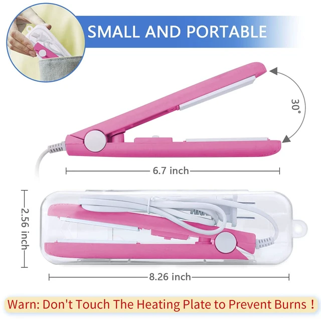 Alt view image 6 of 6 - chip Bag Sealer Mini, Handheld Heat Sealer for Chip Bags and Mylar Bags, Portable Bag Resealer for Food Storage - Pink