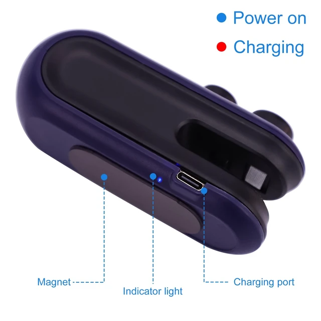 Alt view image 4 of 7 - Mini Bag Sealer, 2 in 1 Bag Sealer And Cutter Magnet Rechargeable Sealing Machine Portable Handheld Heat Vacuum Sealer Mini Bag Resealer for Plastic Bags Food Storage Bags (Blue)