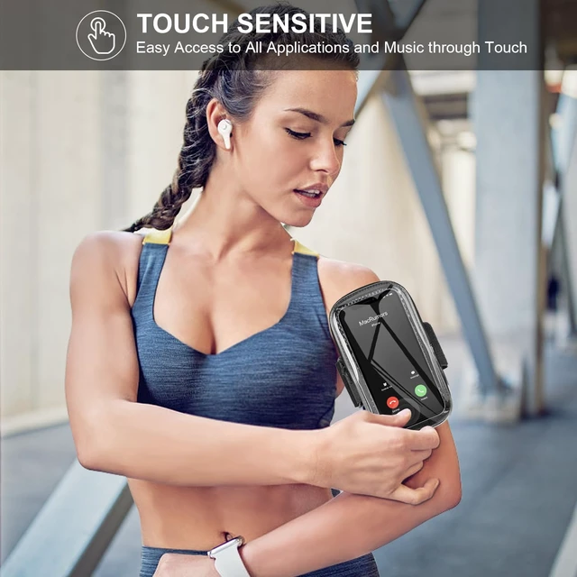 Alt view image 4 of 7 - Phone Holder for Running, Armband for iPhone 16 15 14 13 Pro Max 12 11 Plus X Samsung Android Up to 6.9'', Universal Arm Bands Bag with Key Card Pocket for Exercise Walking Workout Fitness
