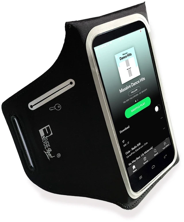 Main image of Waterproof Armband for iPhone Pro Max 17/16/15/14/13/12 Plus/Air with Extra Pockets for Keys, Cash and Credit Cards. Running Phone Arm Holder for Sports, Gym Workouts and Exercise