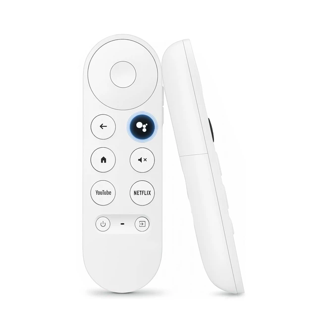 Alt view image 2 of 7 - G9N9N Voice Remote Control Compatible with Chromecast 4k Snow | For Google GA01409-US, GA01919-US, GA01920-US, GA01923-US, GA02463-US, GA02464-US