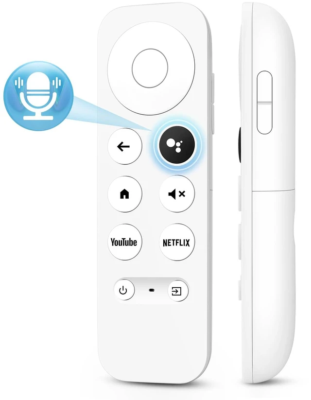 Main image of for Google-Chromecast-Remote-Control Replacement,Compatible with Chromecast Google TV and Streaming(Only for White Equipment)