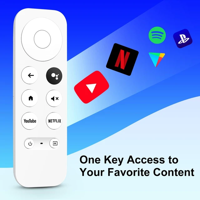 Alt view image 4 of 7 - for Google-Chromecast-Remote-Control Replacement,Compatible with Chromecast Google TV and Streaming(Only for White Equipment)