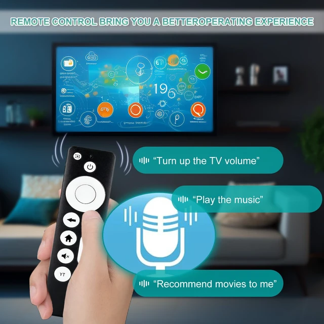 Alt view image 2 of 7 - Replacement Voice Remote for Chromecast Google TV 4K HD Snow G9N9N | Compatible with Chromecast Google TV 4K HD Snow & Streamer, voice control bluetooth remote for G9N9N and all GA series models
