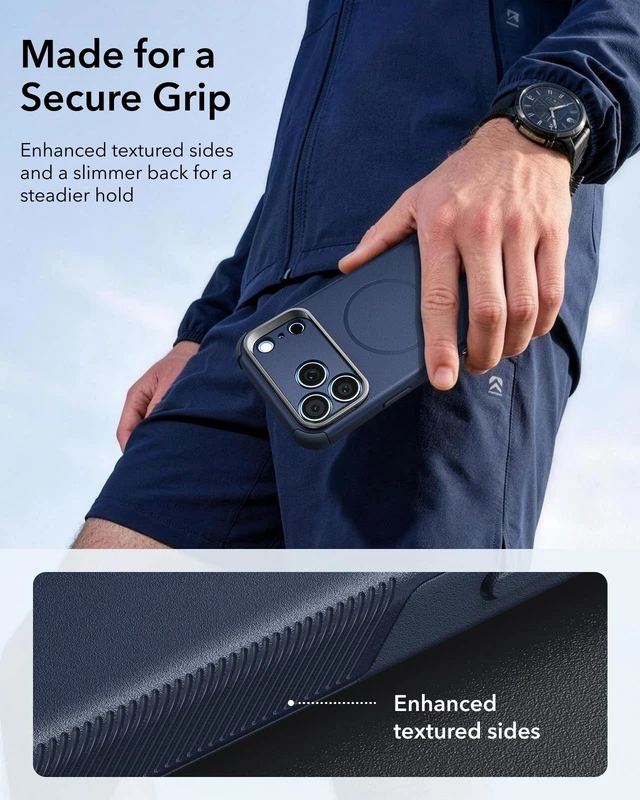 Alt view image 6 of 7 - Cyber Tough for iPhone 18 Pro Max/17 Pro Max Case with Flex Stand | 7X Military-Grade Protection, Camera Kickstand, Compatible with MagSafe, Camera Control, Rugged, Anti-Slip Grip, Night Sky