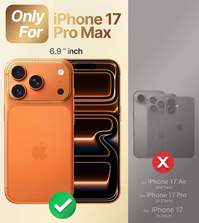 Alt view image 2 of 6 - for iPhone 17 Pro Max Case with Stand, Phone Case with Double Ring Kickstand, Women Girls Bling Luxury Protective Case Heart for iPhone 17 Pro Max, Black