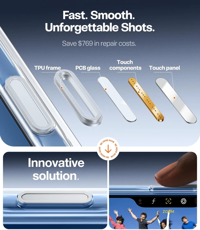 Alt view image 6 of 7 - for iPhone 17 Case Clear Magnetic Stand, Fit for MagSafe, 6.3" | 4X Military Drop Protection, Camera Control, Slim Phone Case for iPhone 17 with Kickstand, Anti Yellowing Cover, Clear